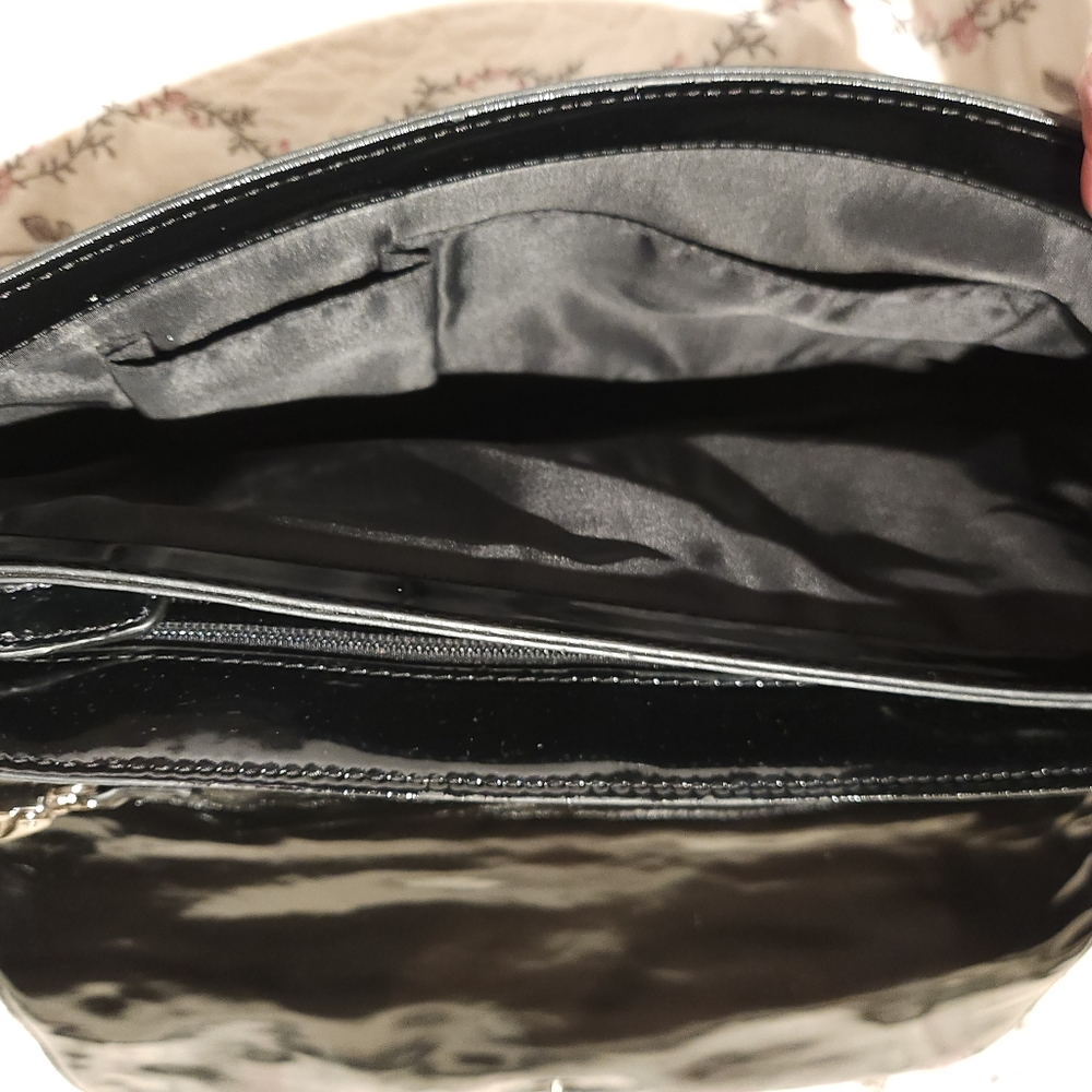 Braccialini Designer Grey Bag Applique Noir Woman City Detective. Prelov… - Picture 11 of 14
